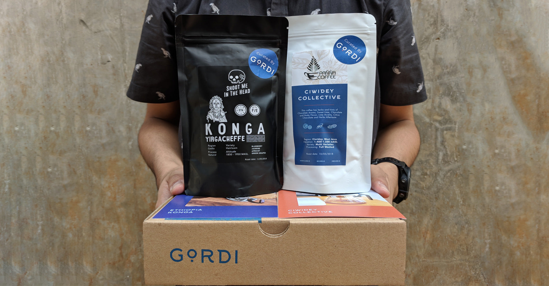 Ethiopia Konga & Ciwidey Collective; Kopi Spesial Pilihan Gordians